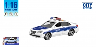 Auto policijski 1:16 plavi sa zvukom I svetlom B/O 29x15x12,5cm Wenyi WY560A