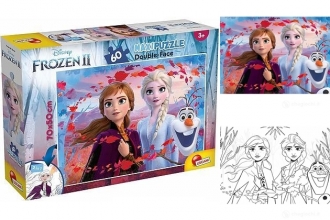 Slagalica Lisciani 60pcs Maxi Frozen II 2u1 slozi I oboji 72286