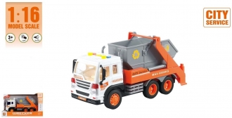 Kamion djubretarac 1:16 sweeper sa zvukom I svetlom B/O 32,5x19x12cm (1/24) Wenyi WY340B