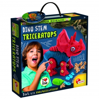 Mali Genije Stem Kit Triceratops Lisciani 92420