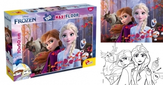 Slagalica Lisciani 150pcs Maxi Frozen 2u1 slozi I oboji 91799