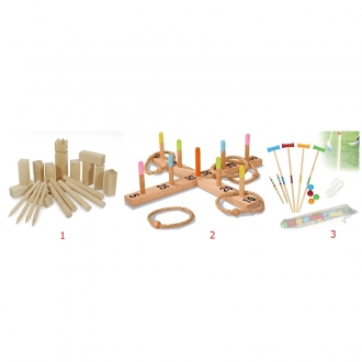 Set za igru Kriket/ Igra KubB/ Igra sa prstenovima 3ass 74613691