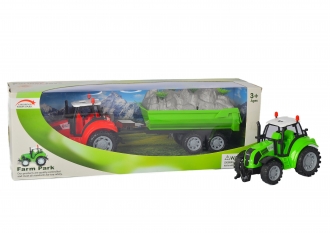 Traktor frikcioni sa prikolicom transport materijala 33cm FA17-17
