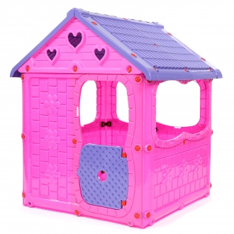 Playhouse kucica za igru roze 98x92x116cm 8102