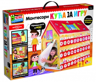 Montesori SR Edukativni set - Kuca za Igru Lisciani RS88782