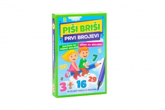 Edukativne kartice SR pisi-brisi Prvi Brojevi 11006