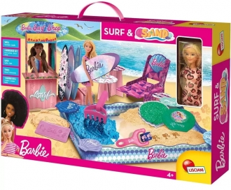 Barbie set Surf and Sand sa lutkom i magicnim peskom Lisciani 91966