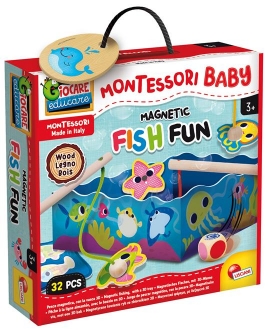 Montesori Baby Edukativna kutija Fish Fun Lisciani 98354