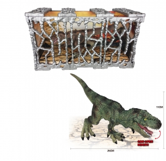 Dinosaurus 25x11cm u kavezu 610-71