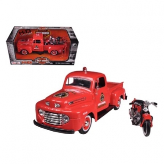 Maisto auto 1:24 1948 Ford F-1 Pickup + 1:24 1936 EL Knucklehead 32191