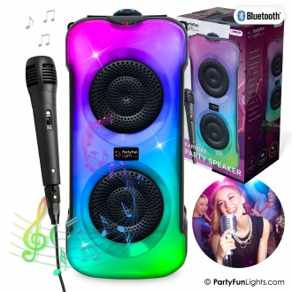 Soundlogic Bluetooth Karaoke zvucnik za zabave sa mikrofonom 2x20W sa FM radiom 86482
