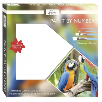 Oboji po brojevima Papagaj 20x20cm AR2010/GE