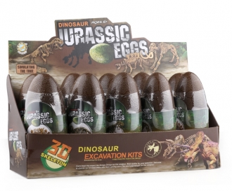 Dinosaurus jaje fosil Jurassic display 10pcs 6015BA