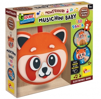 Montesori Musicini Baby drveni set Lisciani Red Panda 105427