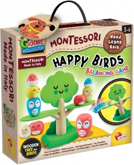 Montesori Set Baby Wood Happy Birds 105397