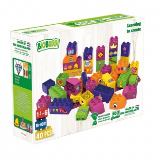 Biobuddi set kocke Learning to Create 40pcs BB-0007