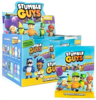 Stumble Guys Blindbag 3D Mini Figura u kesici ass (18 display) DM-SG01