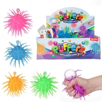 PUFFERZ cupava lopta Spikey 12cm 40gr 6ass 51606Z