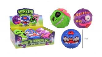 Bouncing Monster loptica 10 cm 3 ass 24568